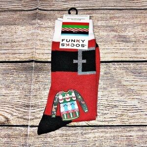 NWT Funky socks Christmas Santa socks
